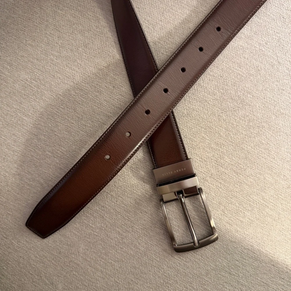 Perry Ellis Reversible Dress Belt